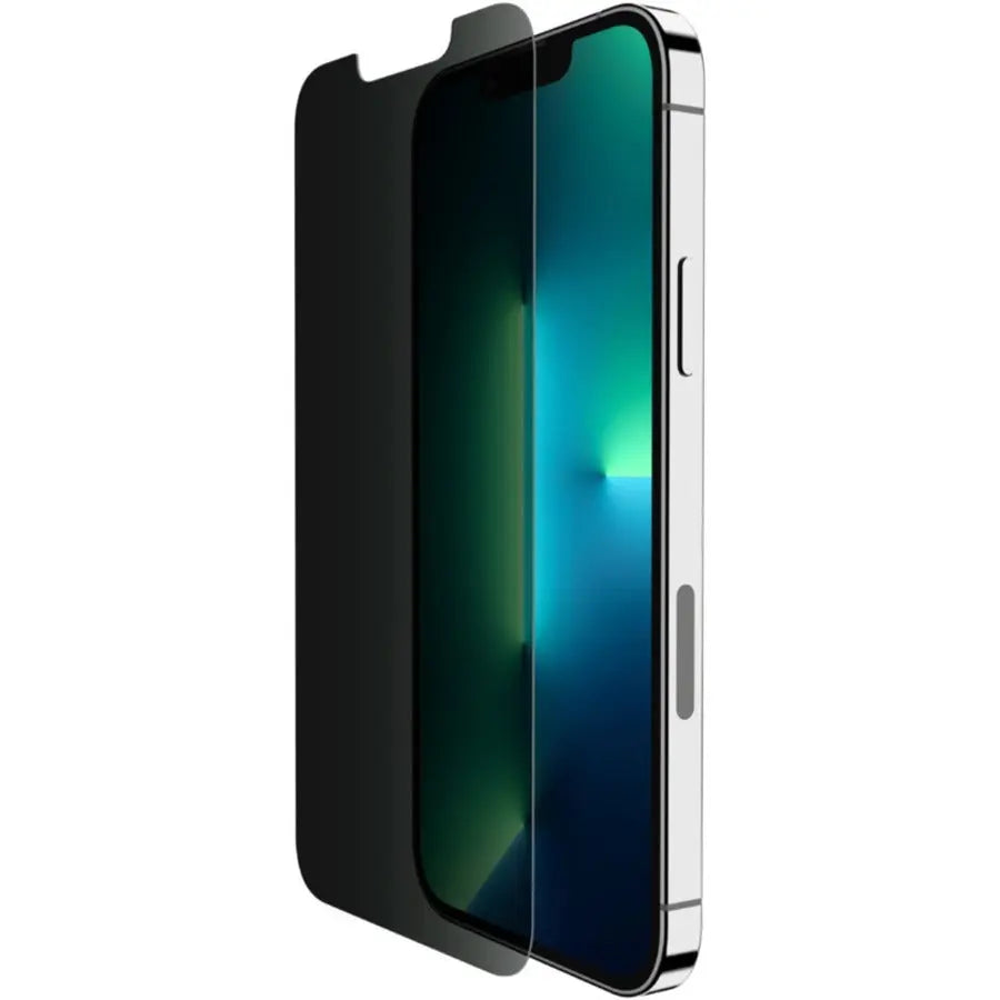 Belkin ScreenForce Privacy Screen Protector for iPhone 13 Pro – Tempered Glass with Impact Resistance and Antimicrobial Coating