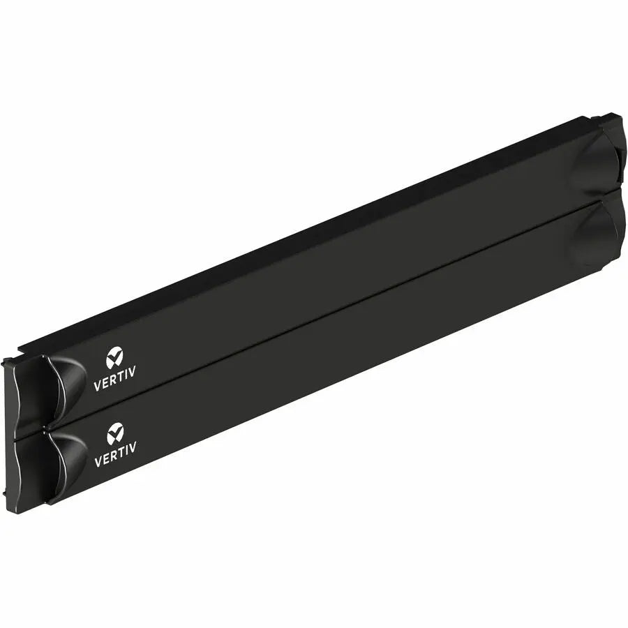 Vertiv VRA2013 2U Black Steel Blanking Panel for Data Center Rack Management (Pack of 10)