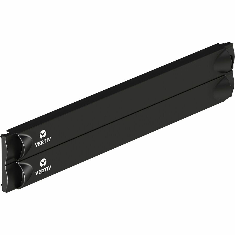 Vertiv VRA2014 2U Black Steel Blanking Panel for Data Center Rack Management