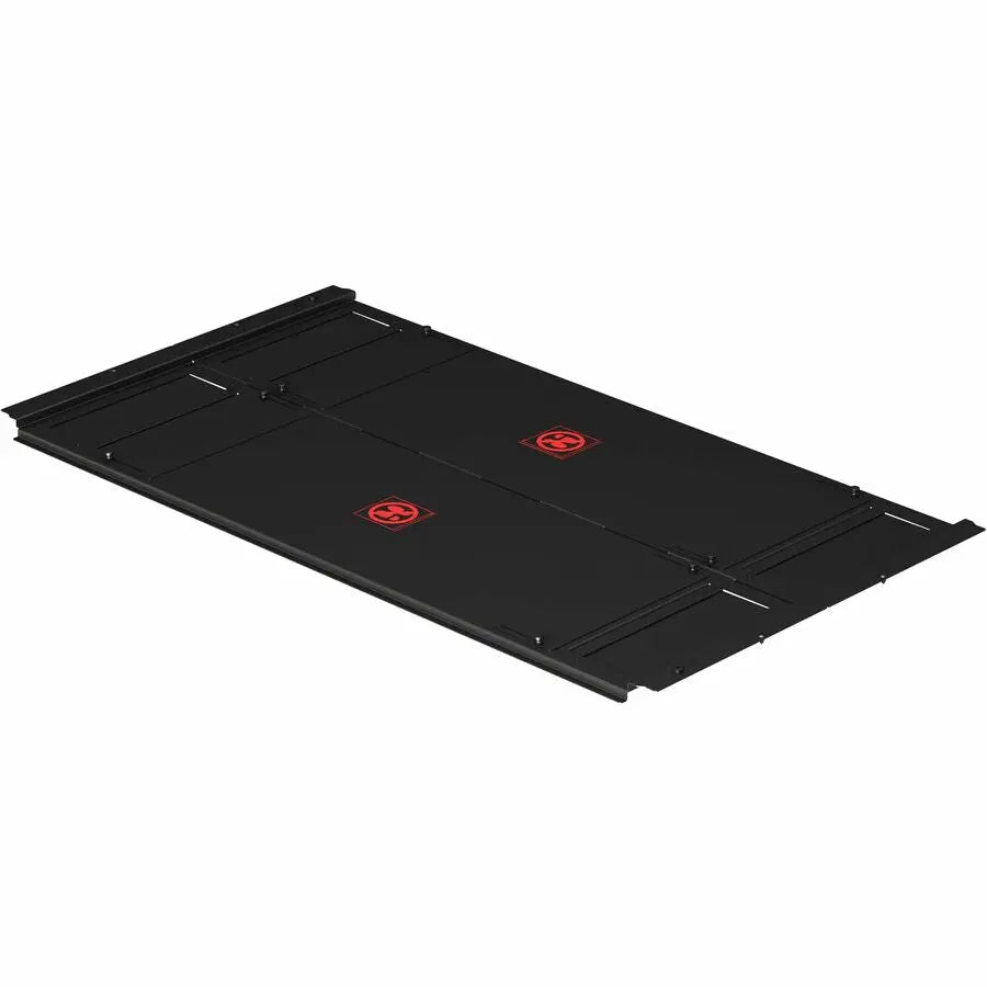 Vertiv VRA6038 Rack Bottom Panel – Steel Black Floor Cover for Data Center Cabinet