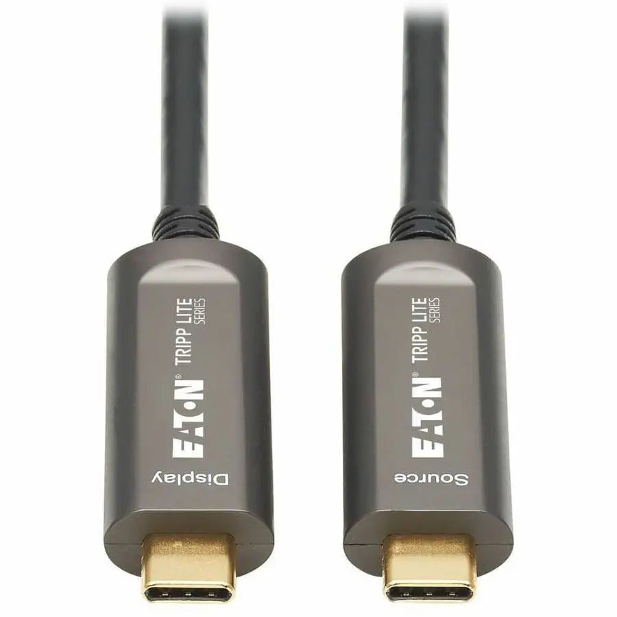 Eaton Tripp Lite Series U420F-10M-V USB-C Fiber Optic Active Optical Cable - 33 ft for 4K UHD Video and HDR Streaming