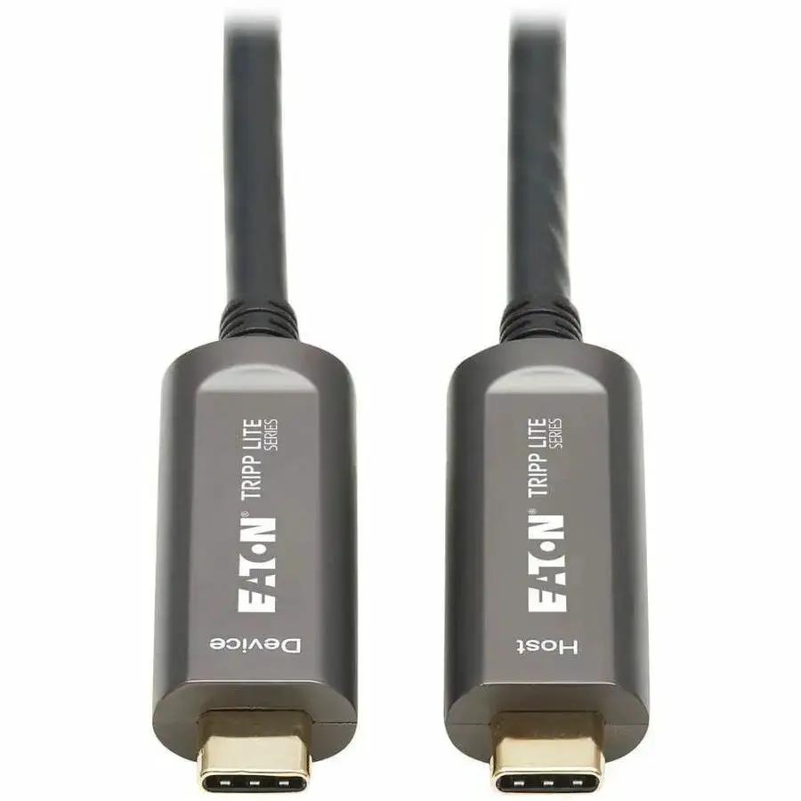Eaton Tripp Lite Series USB-C Active Optical Cable (U420F-10M-D321) – 10 ft. USB 3.2 Gen 2 Fiber Optic Data Cable for Long-Distance USB-C Connections by Eaton Corporation