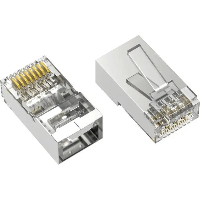 Axiom RJ45C6SF100-AX Network Connector – High-Speed Ethernet Patch Cables with Gold Plated Contacts