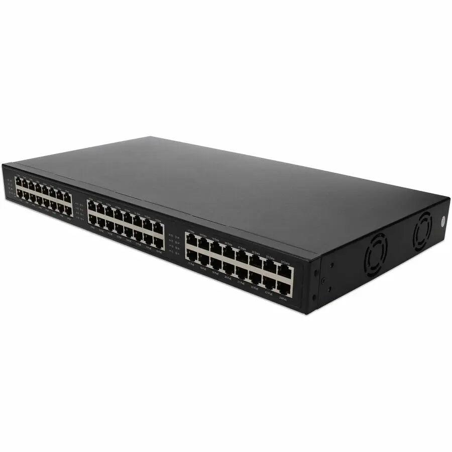 AddOn 24 Port 10/100/1000 PoE Injector - IEEE 802.3af, 48VDC, 30W per Port