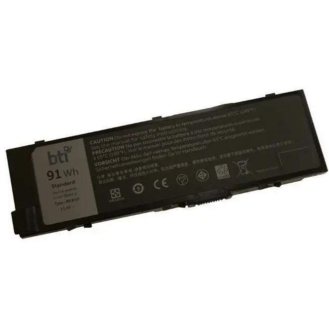 Battery Technology Inc MFKVP-BTI 11.4V 91Wh Li-Ion Notebook Battery for Dell Precision 15 (7510), 17 (7710), 7510, 7520, 7710, 7720