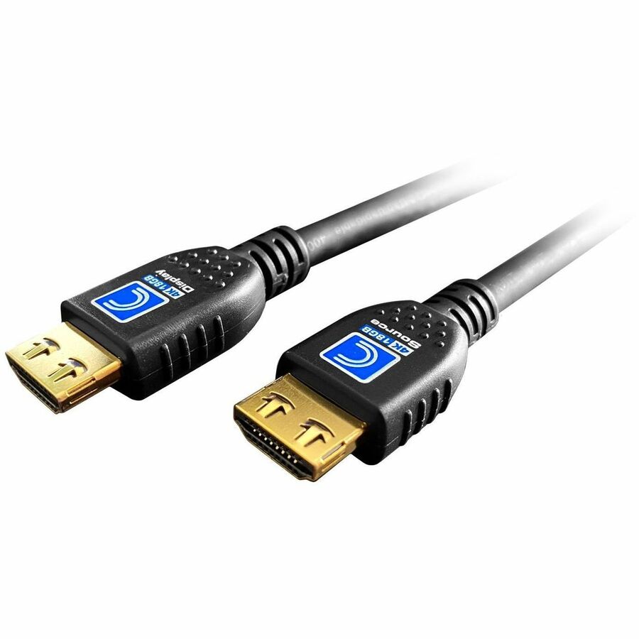 Comprehensive NanoFlex™ Pro AV/IT Integrator Series HDMI Cable - 25ft, 4K@60Hz, Ethernet, Ultra-Flexible, Jet Black