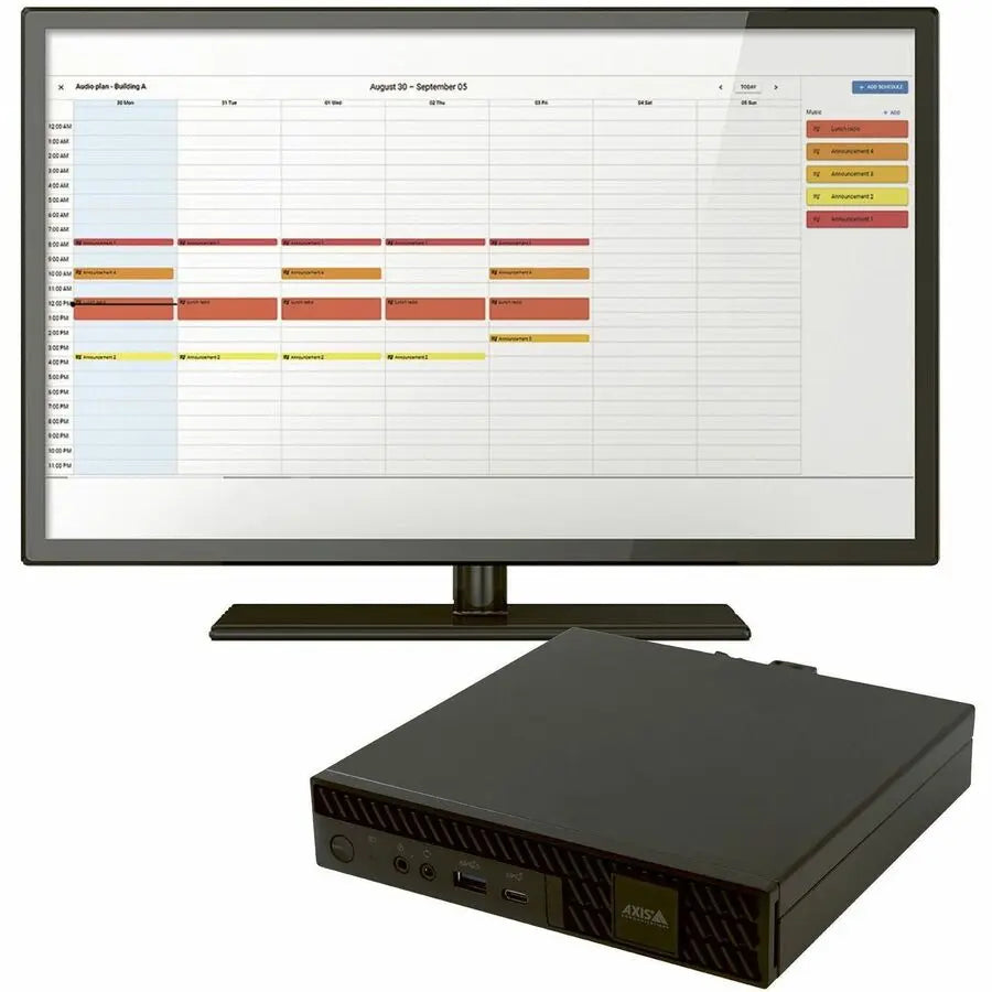 AXIS Communications C7050 Mk III Audio Management Platform for Large-Scale Audio Installations