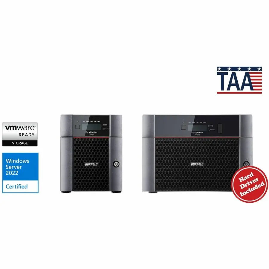 Buffalo TeraStation 5420DN 4-Bay Desktop NAS Storage System with 80TB (4x20TB) HDDs Included