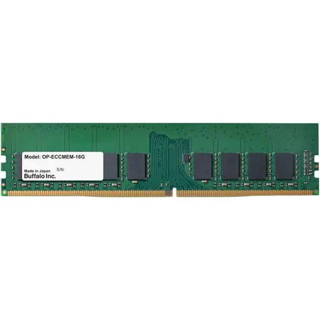 Buffalo 16GB DDR4 SDRAM Memory Module - Model OP-ECCMEM-16G for TeraStation 71210RH Series