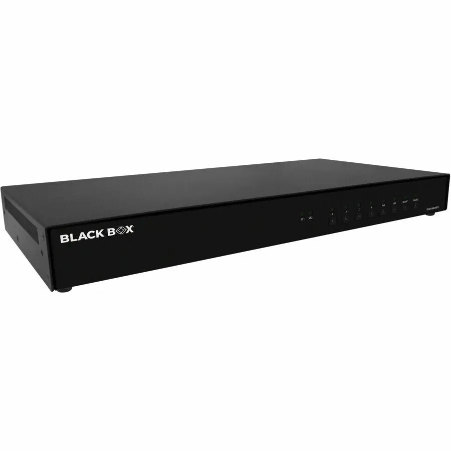 Black Box KVM MultiViewer KVS4-8004VPX – 4-Port Secure DisplayPort KVM Switch with NIAP Certification