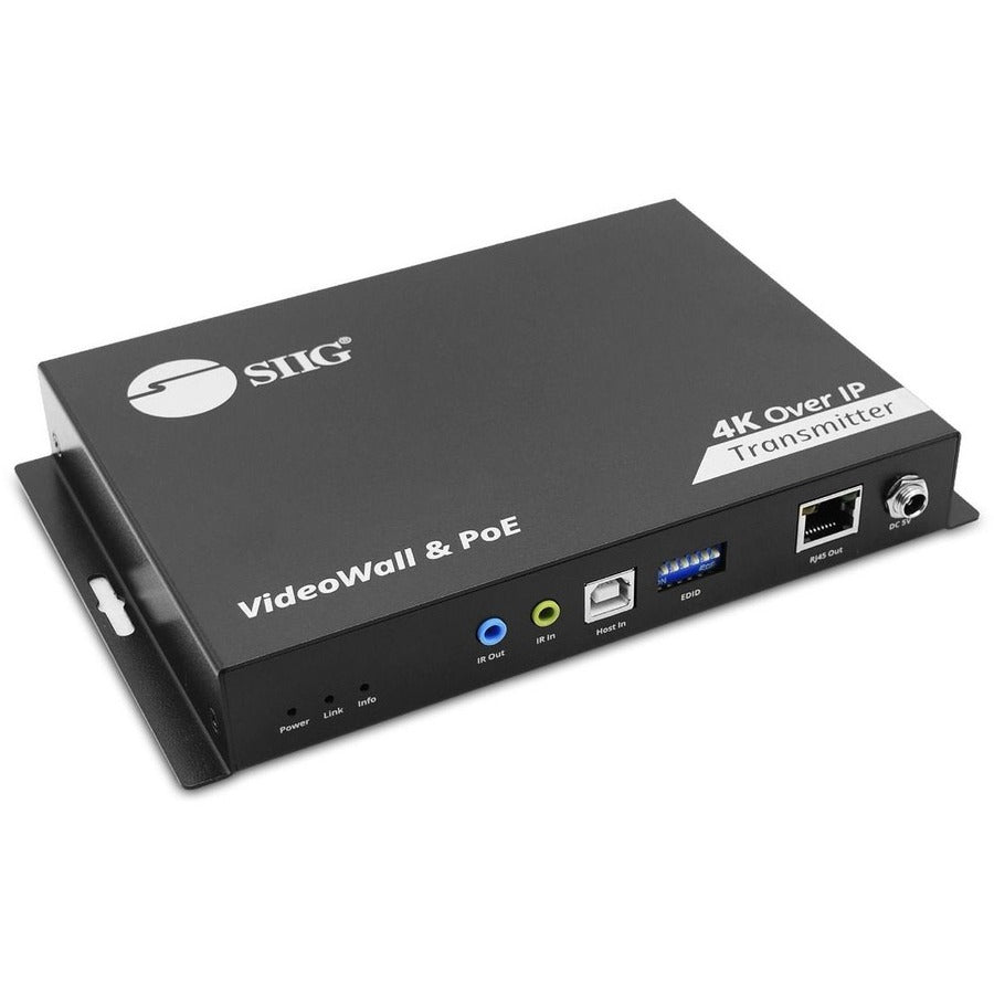SIIG 4K 60Hz HDMI over IP Matrix Transmitter (CE-H27F11-S1) – Extend UHD Video up to 394 Feet