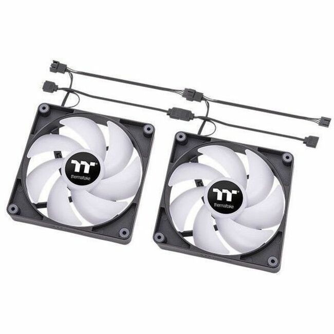 Thermaltake CT120 ARGB Sync PC Cooling Fan (2-Fan Pack) – RGB LED PC Fans with Hydraulic Bearings and Daisy-Chain Design