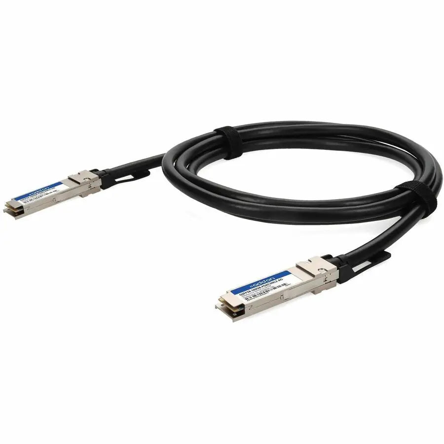 AddOn MSA and TAA 100GBase-CU QSFP28 to QSFP28 Direct Attach Cable (Passive Twinax, 3m, Infiniband EDR, 26AWG, LSZH)