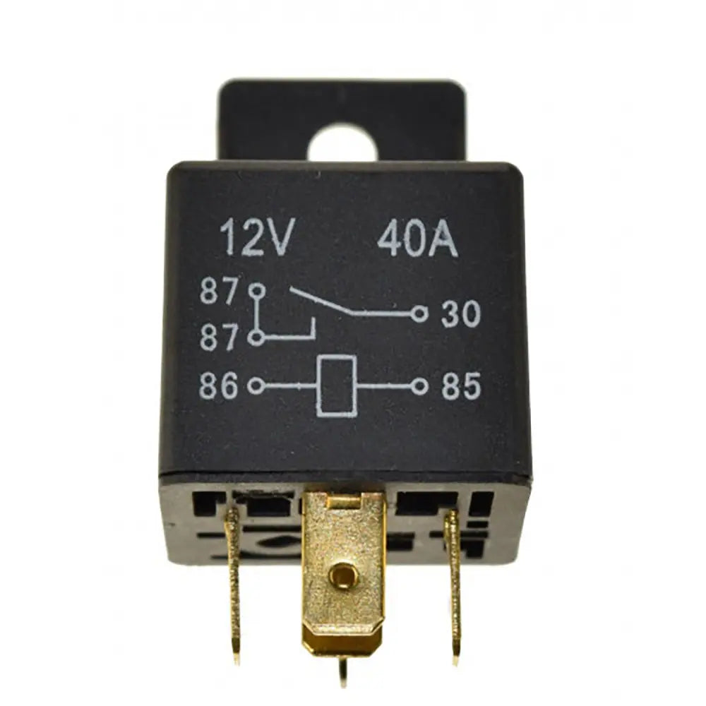 Regitar U.S.A. 30AMP Relay with Tab for Most Engines, 5 Terminal, Single Pole/Double Throw (Part RMZ013)