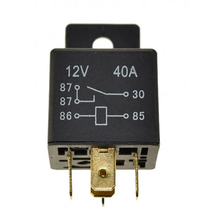 Regitar U.S.A. 30AMP Relay with Tab for Most Engines, 5 Terminal, Single Pole/Double Throw (Part RMZ013)