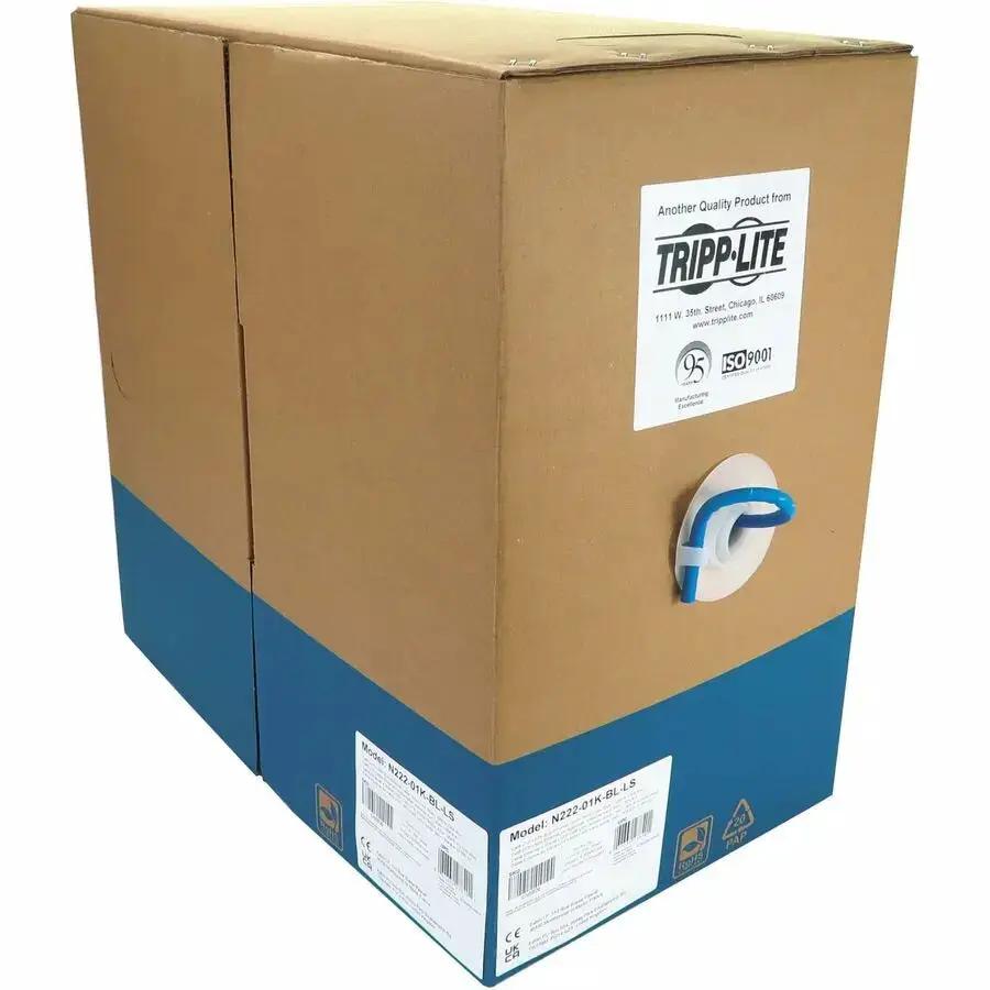 Eaton Tripp Lite Series Cat6 1G Solid Core UTP Ethernet Cable, LSZH, Blue, 1000 ft. by Eaton Corporation