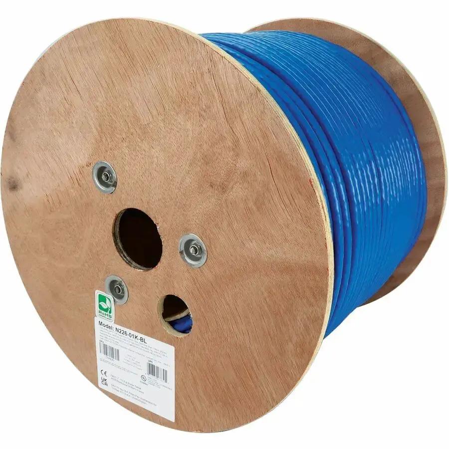 Tripp Lite by Eaton Cat8 25G/40G S/FTP Ethernet Cable - Blue, 1000 ft. (305 m) for High-Speed Data Transmission by Eaton Corporation