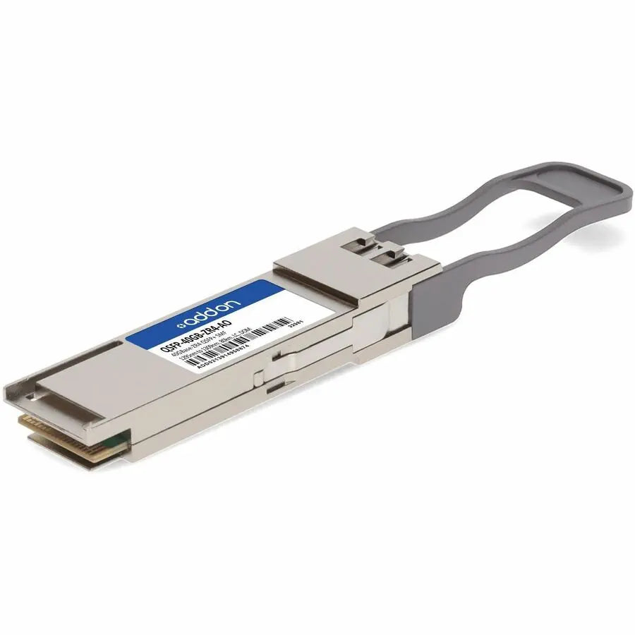 AddOn MSA and TAA Compliant 40GBase-ZR4 QSFP+ Transceiver (SMF, 80km, LC, DOM)