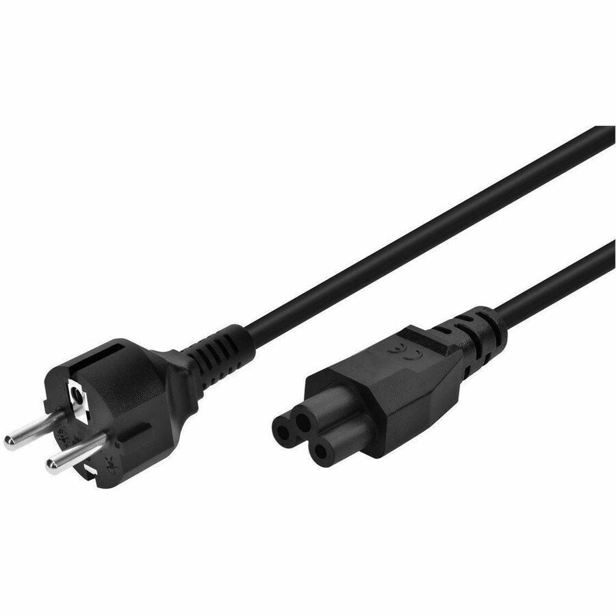 Monoprice Standard Power Cord with CEE 7/7 and IEC 60320 C5 Connectors, 6 ft, Black