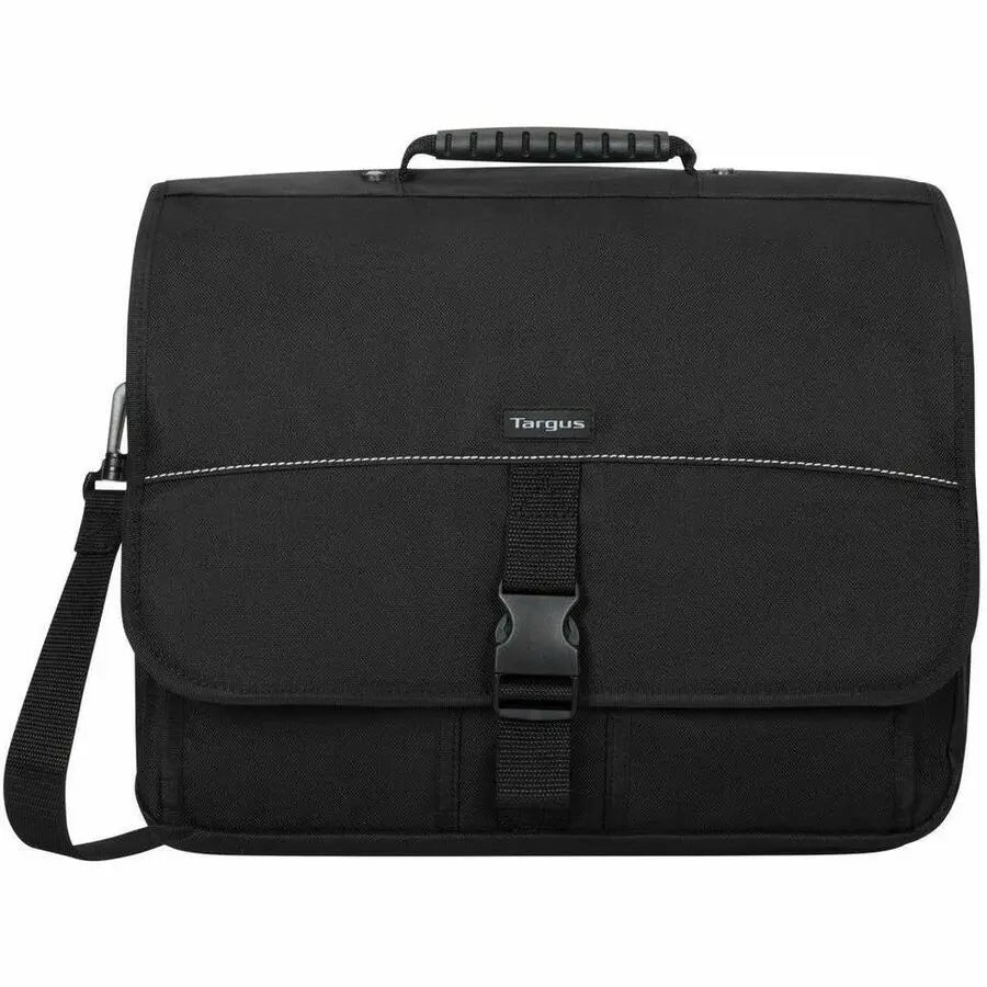 Targus TCM004US 15.6-Inch Messenger Laptop Case with Padded Compartments and Multiple Storage Options