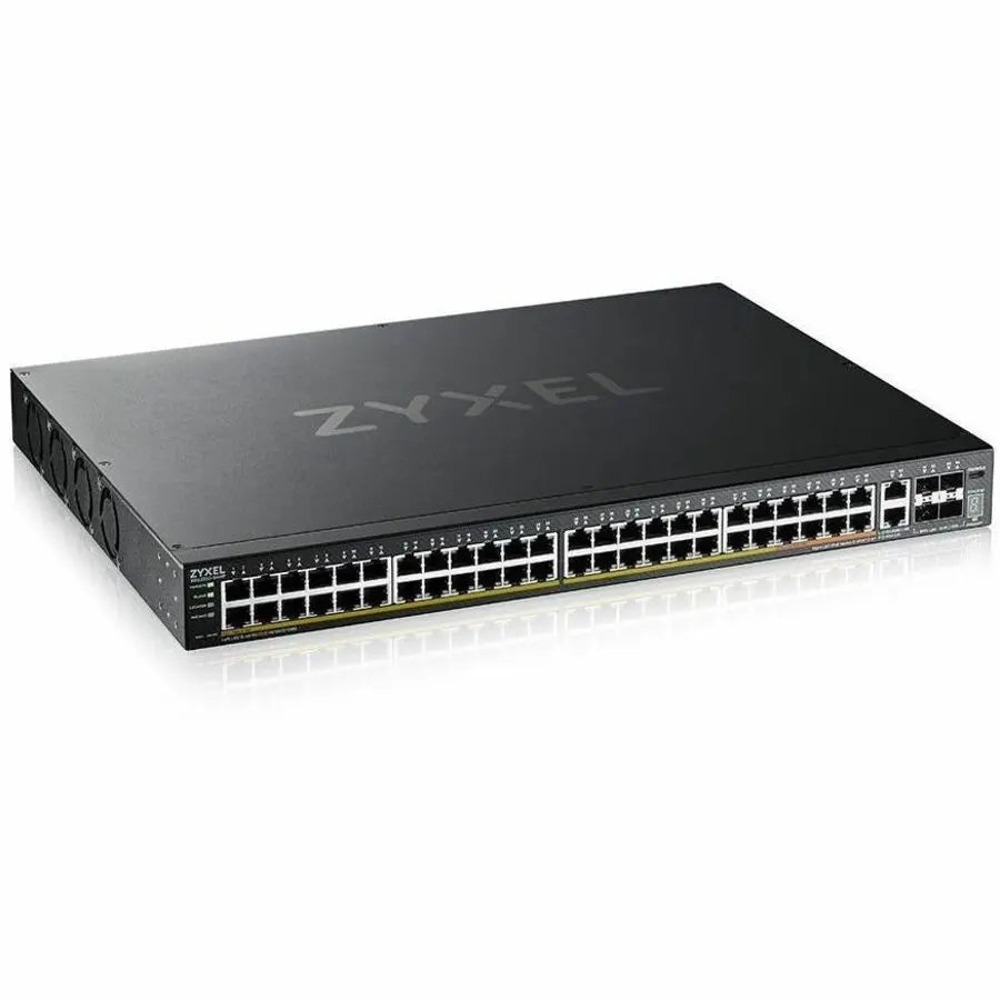 ZYXEL XGS2220-54HP 48-Port Gigabit Layer 3 Managed Switch with PoE+ and 10G Uplinks