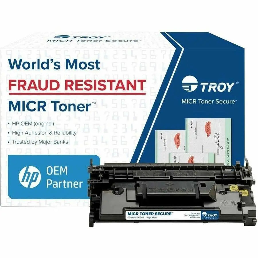 Troy Group W1480X Original MICR High Yield Laser Toner Cartridge for HP 4001/4101