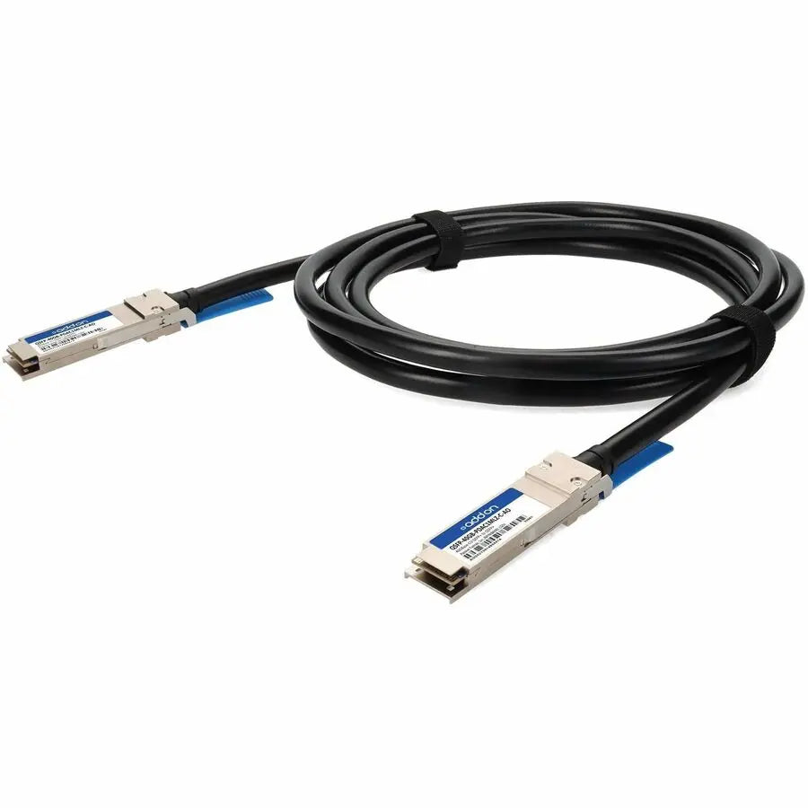 AddOn Cisco Compatible TAA 40GBase-CU QSFP+ to QSFP+ Direct Attach Cable (Passive, 1 Meter, Infiniband FDR10, LSZH) - Model QSFP-40GB-PDAC1MLZ-C-AO