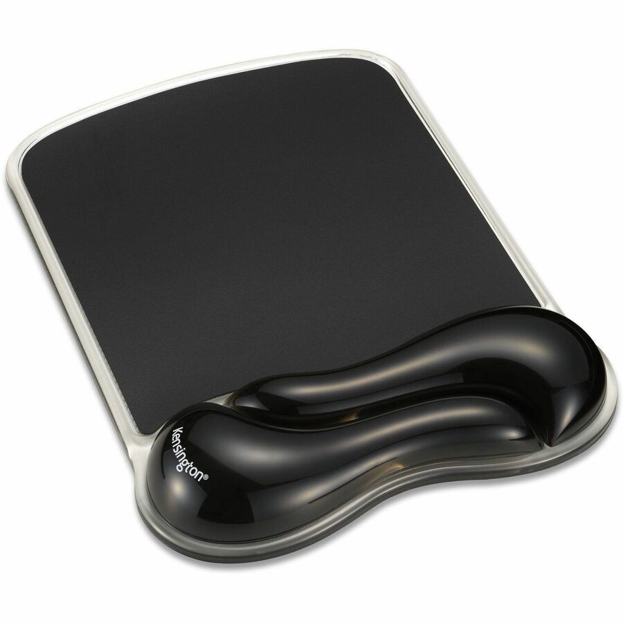 Kensington DuO Gel Wave Mouse Pad & Wrist Rest – Ergonomic Support with Ventilation and Style