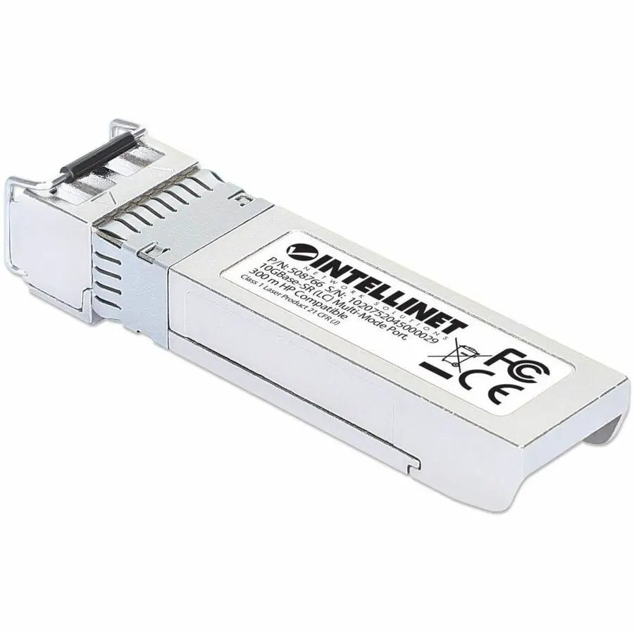 Intellinet 10 Gigabit Fiber SFP+ Optical Transceiver Module (Part #508766) for HP / HPE Networks