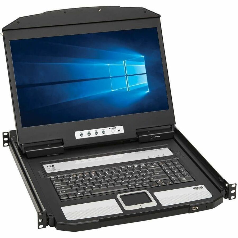Eaton Tripp Lite Series 1U Rack-Mount Short-Depth HDMI KVM Console with 18.5-Inch LCD