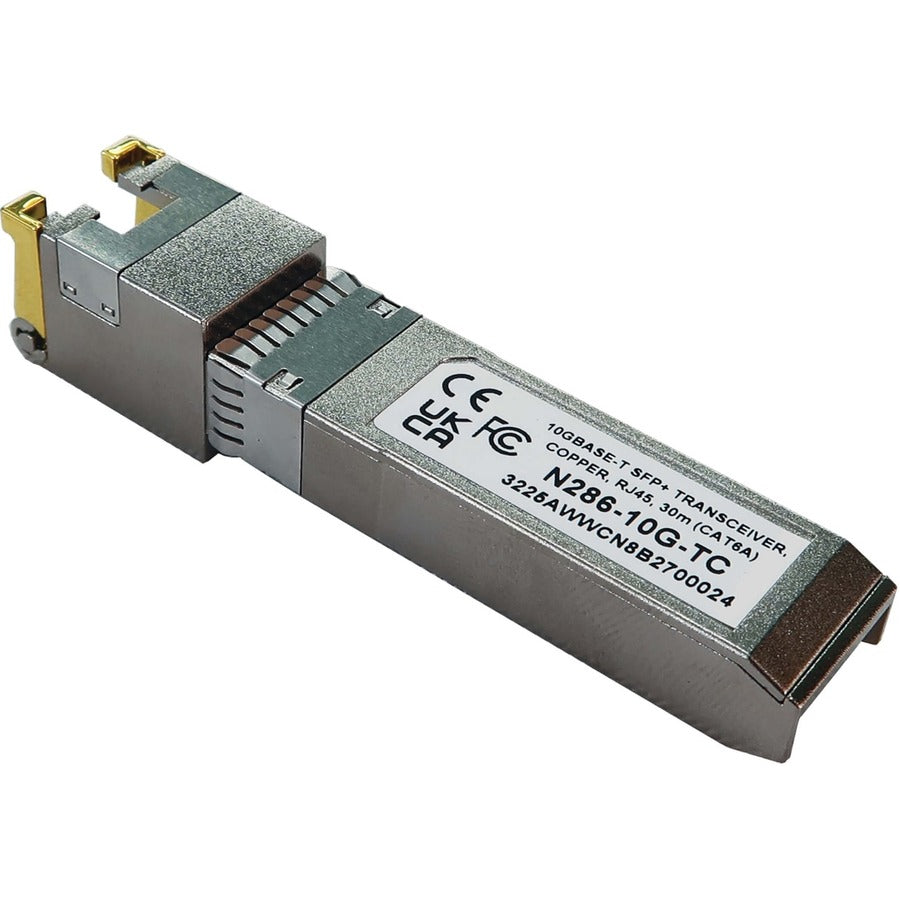Tripp Lite by Eaton Cisco-Compatible N286-10G-TC SFP+ Transceiver – 10Gbps Copper RJ45 over Cat6a, Hot-Swappable, 30 Meters