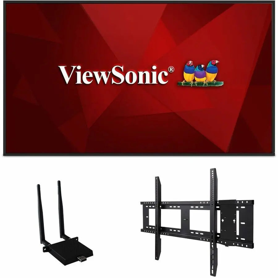 ViewSonic CDE7530-E1 75-Inch 4K Ultra HD Digital Signage Display with Built-In Software and Wall Mount