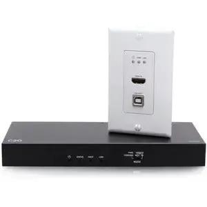 Legrand Group C2G31030 4K HDMI HDBaseT + USB and RS232 Wall Plate Transmitter to Receiver by Legrand Group