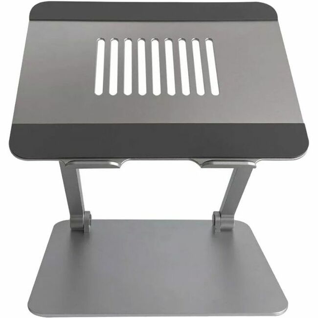Amer Mounts Aluminum Laptop Stand AMRNS03 - Adjustable Ergonomic Notebook and Tablet Riser in Silver