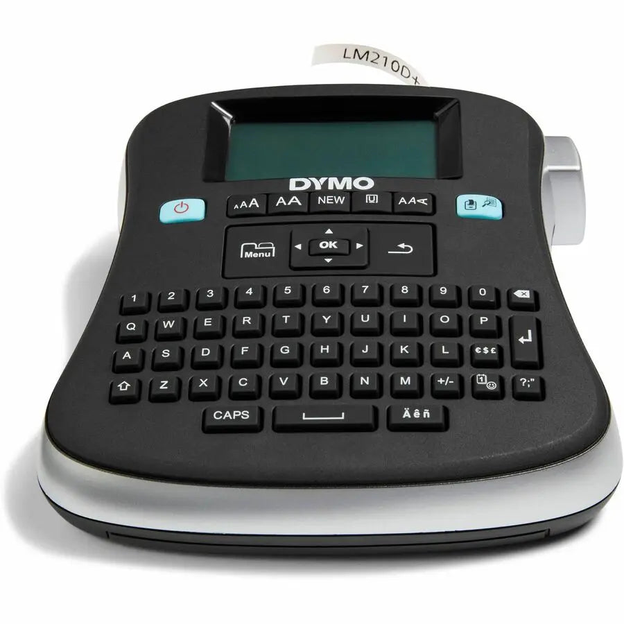 Dymo LabelManager 210D Desktop Label Maker by Newell Brands - Easy-to-Use Electronic Label Printer with Large Screen and Customization Options