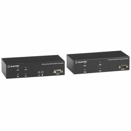 Black Box KVX Series KVM Extender Kit over CATx - DVI-D, USB 2.0, Serial, Audio, Local Video