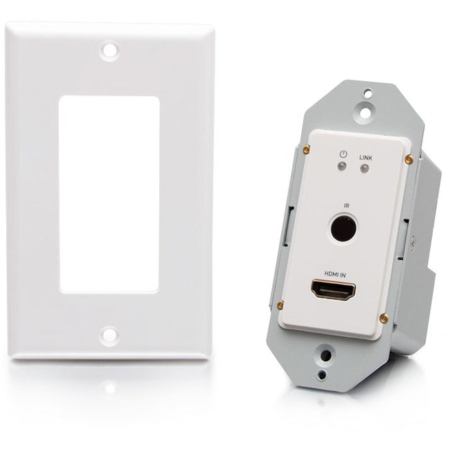 Legrand Group C2G 1-Gang HDMI HDBaseT Wall Plate Transmitter with RS232 and IR over Cat Extender