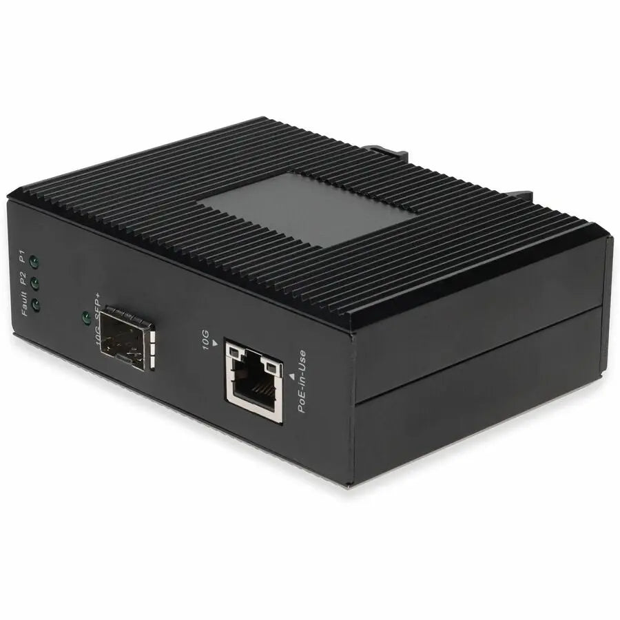 ADDON ADD-IGMC-SFP+-POE90W 10GBase-X Media Converter with PoE+ Support and Open SFP+ Port