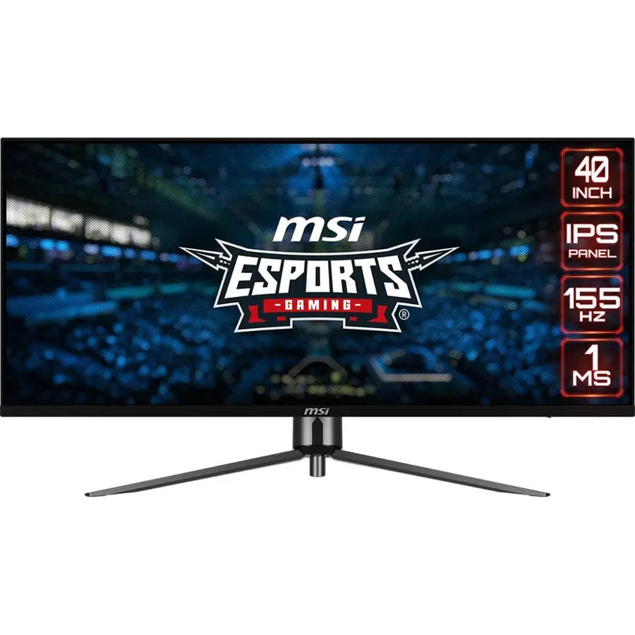 MSI MAG 401QR Widescreen Gaming Monitor - 40-inch Ultra Wide IPS with 3440x1440 Resolution, 155Hz Refresh Rate, 1ms Response Time