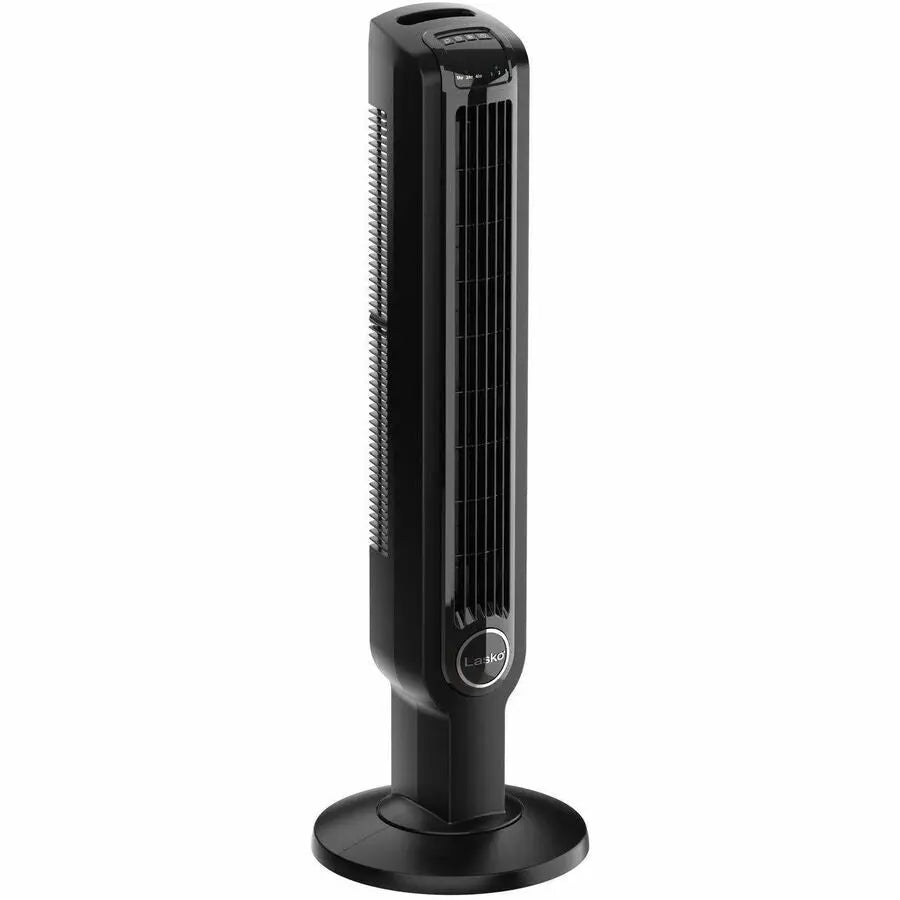 Lasko T36511 36-Inch Oscillating Tower Fan with Remote Control – Space-Saving Indoor Fan with Remote Operation and Auto-Off Timer