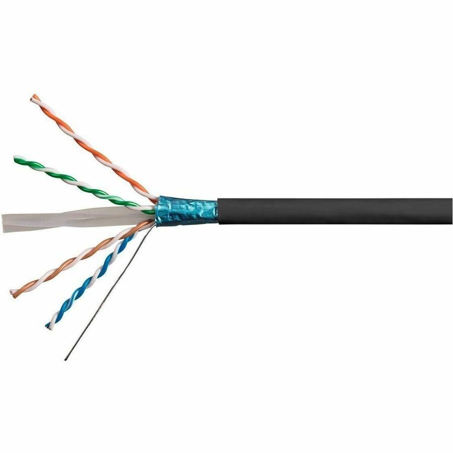 Monoprice Category 6a Network Cable – 550MHz F/UTP Riser-Rated Bulk Ethernet Cable (Part 41484)