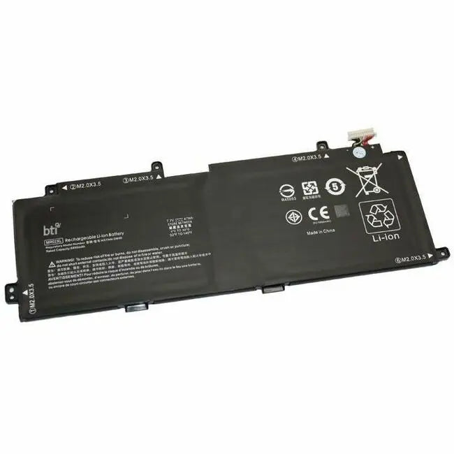 Battery Technology Inc. BTI MR02XL-BTI 7.7V 47Wh Lithium-Ion Replacement Battery for HP Elite X2 G4 and Tablet