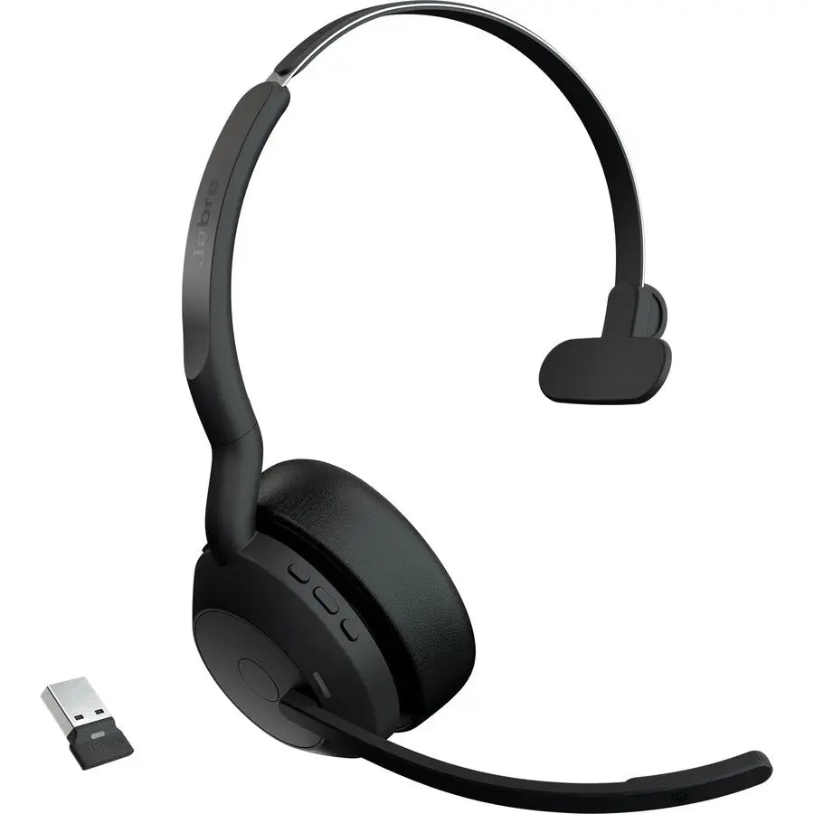 Jabra Evolve2 55 Wireless Headset with Noise Cancellation and Bluetooth Connectivity