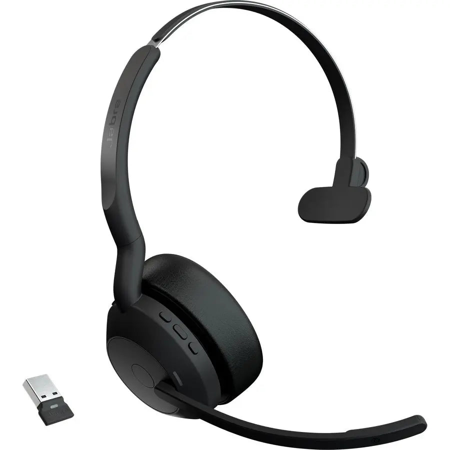 Jabra Evolve2 55 Headset – Wireless Noise Cancelling Supra-Aural Headset with Bluetooth, for Professional and Personal Use