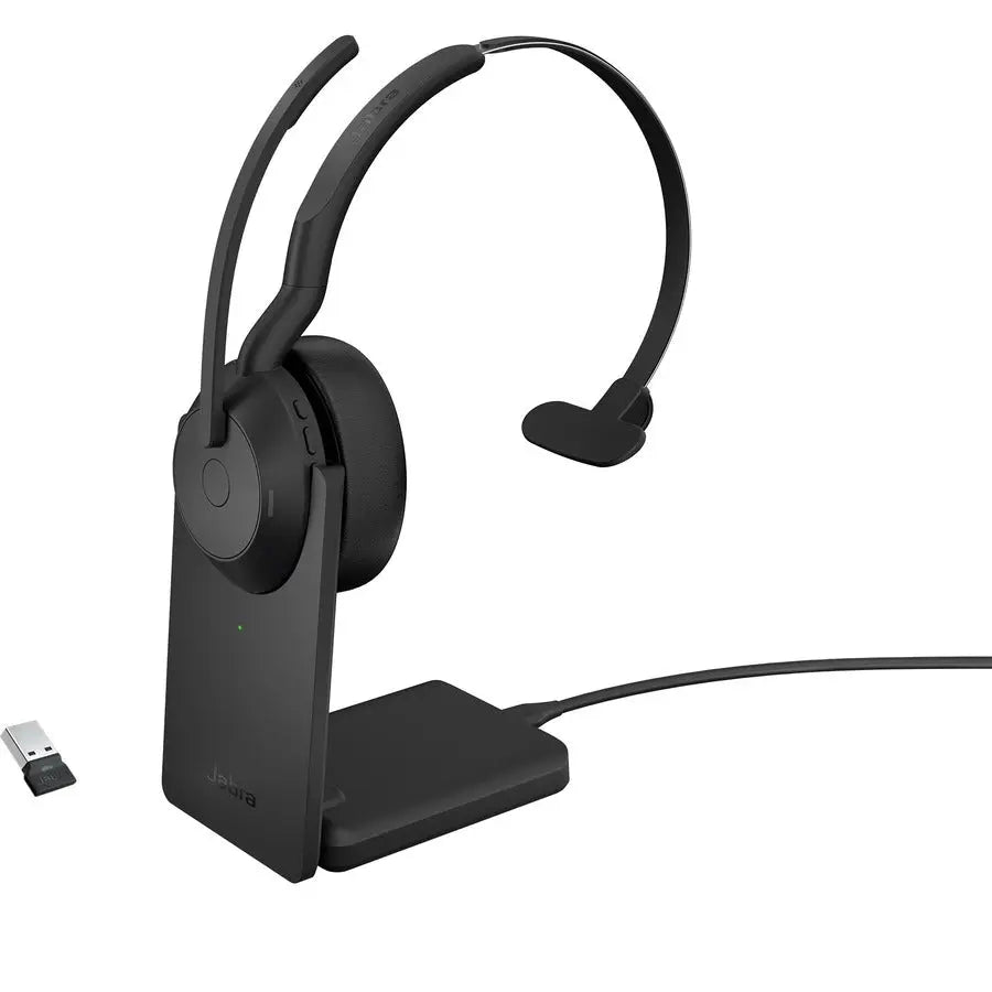 Jabra Evolve2 55 Wireless Headset with Noise Cancellation and Bluetooth Connectivity