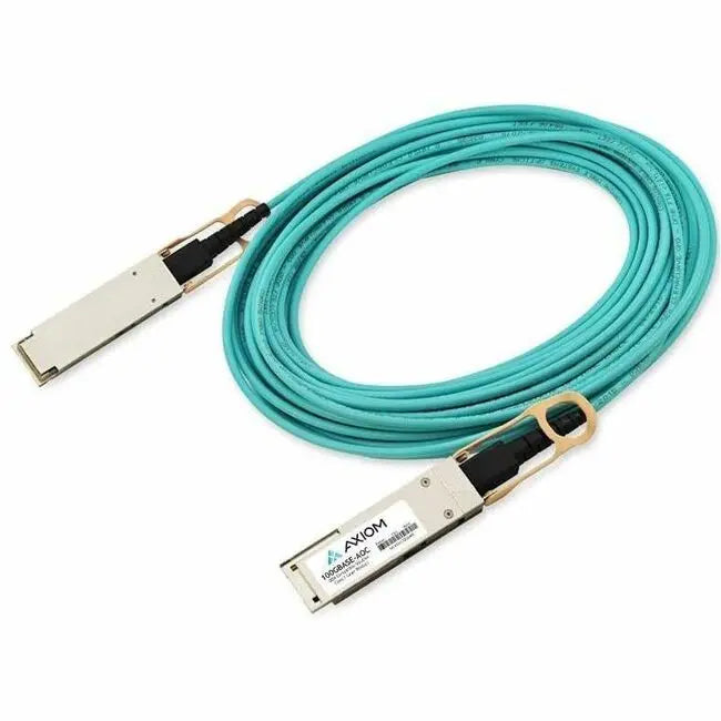 Axiom Memory Solutions 100GBASE-AOC QSFP28 Active Optical Cable – 10 meters, MSA Compatible