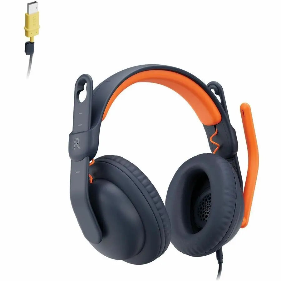 Logitech Zone Learn Headset – Classroom Over-Ear Microphone and Audio Solution for Students
