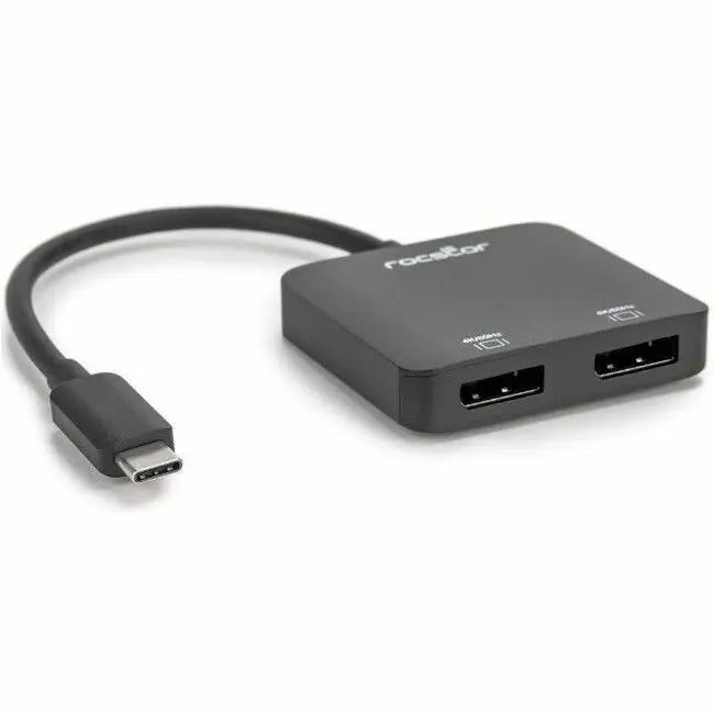 Rocstor USB-C to Dual DisplayPort Adapter - 4K/60Hz for Mac and PC