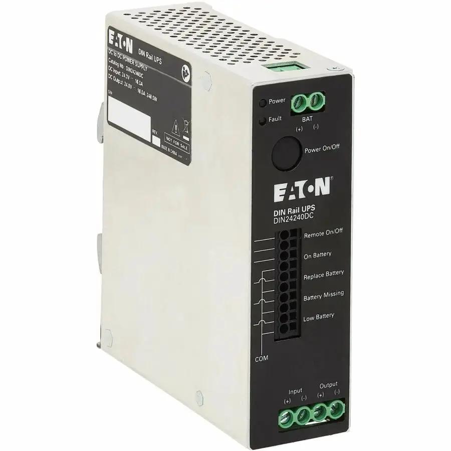 Eaton 240W 24V DC DIN Rail Industrial UPS with Hardwire Input/Output - Model DIN24240DC by Eaton Corporation