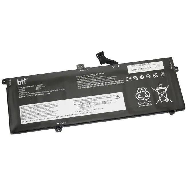 BTI Battery for Lenovo ThinkPad X395, X390, and X13 Series – 48 Wh Replacement Notebook Battery